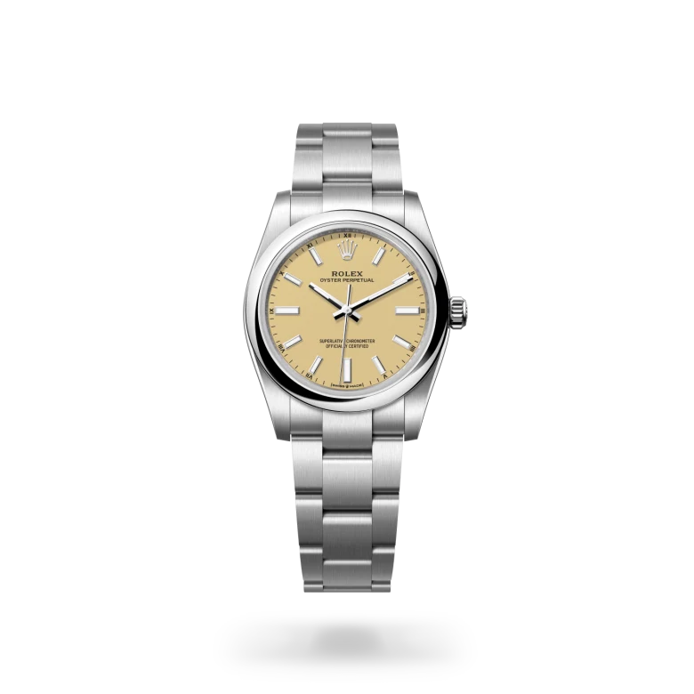 Rolex Oyster Perpetual 34腕錶蠔式鋼款,M124200-0007 - 永新鐘錶