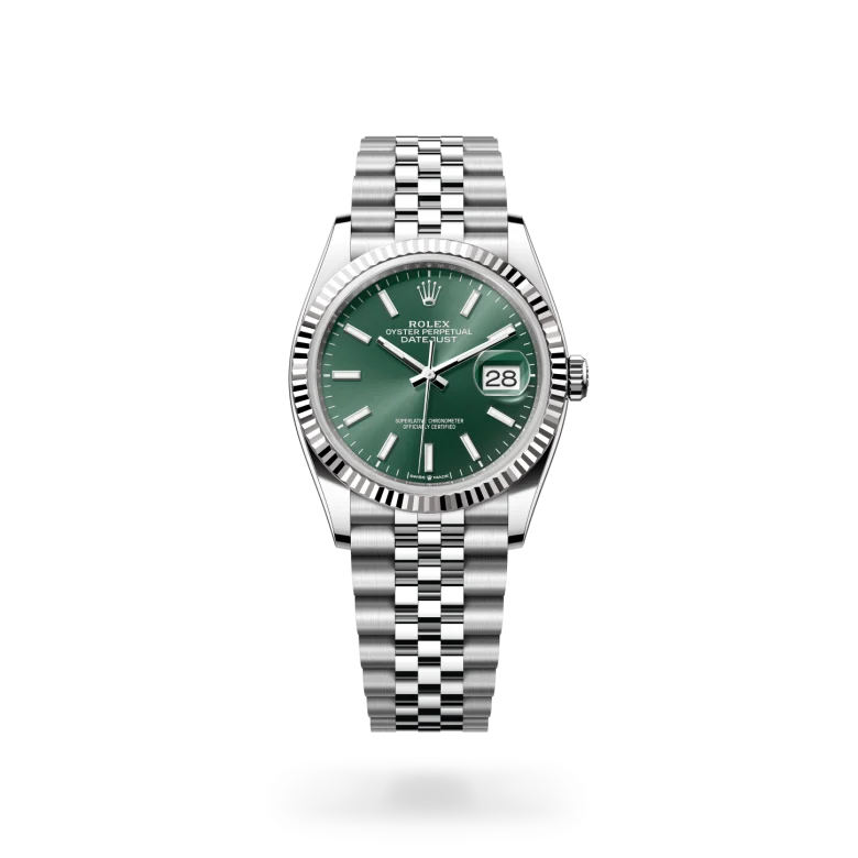 Rolex Datejust 36腕錶白色黃金鋼（蠔式鋼與白色黃金的組合）款，M126234-0051 - 永新鐘錶