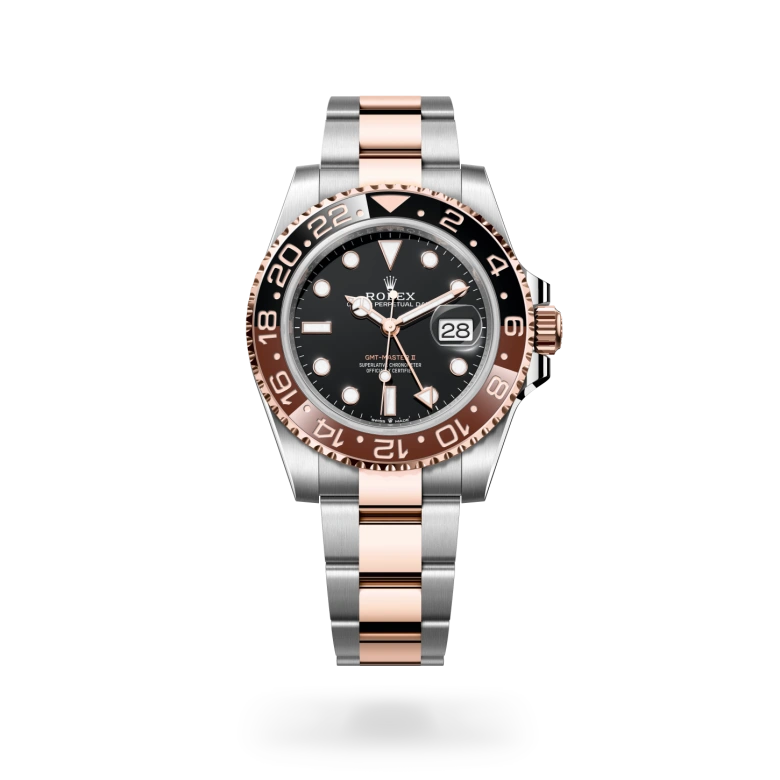 Rolex GMT-Master II腕錶永恒玫瑰金鋼(蠔式鋼與永恒玫瑰金的組合)款,M126711CHNR-0002 - 永新鐘錶