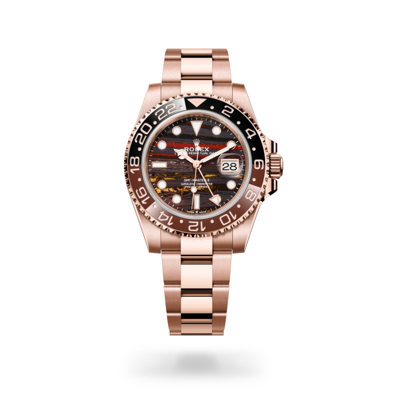 Rolex GMT-Master II腕錶18K永恒玫瑰金款，M126715CHNR-0002 - 永新鐘錶