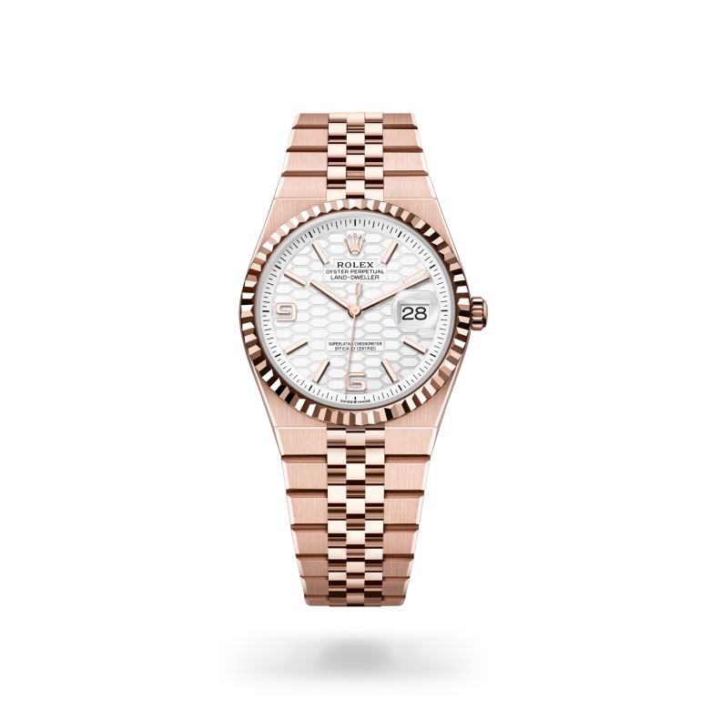 Rolex Land-Dweller 36腕錶18K永恒玫瑰金款,M127235-0001 - 永新鐘錶