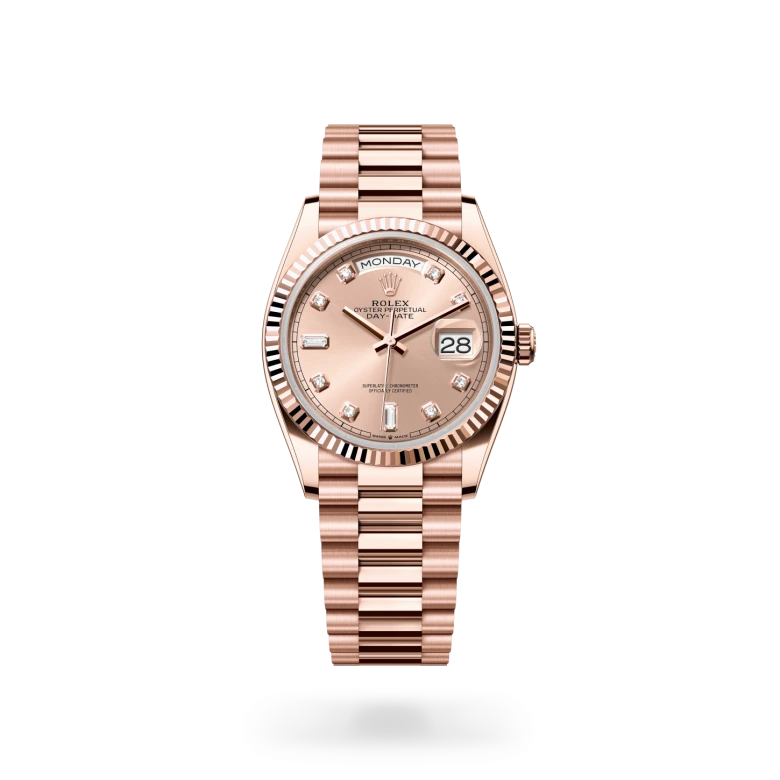 Rolex Day-Date 36腕錶18K永恒玫瑰金款,M128235-0009 - 永新鐘錶