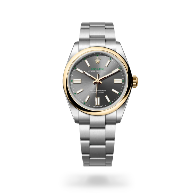 Rolex Oyster Perpetual 41腕錶黃金鋼（蠔式鋼與黃金的組合）款，M134303-0001 - 永新鐘錶