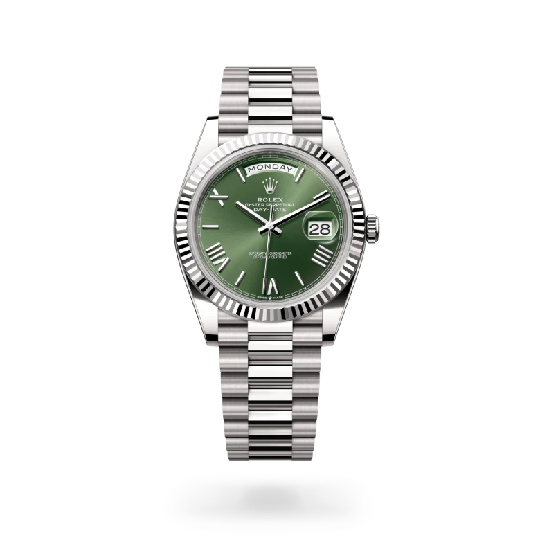 Rolex Day-Date 40腕錶18K白色黃金款，M228239-0033 - 永新鐘錶