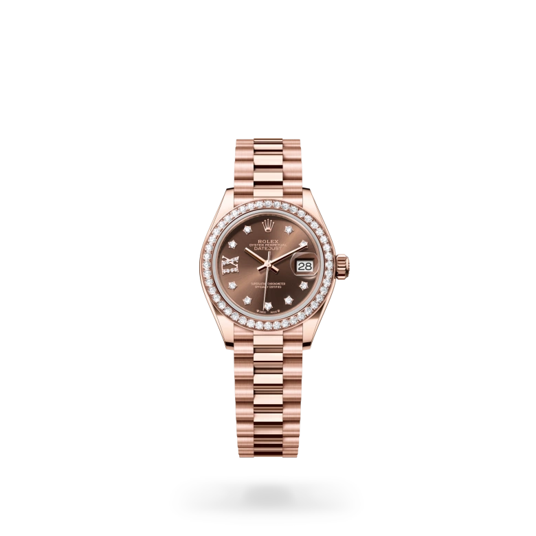 Rolex Lady-Datejust腕錶18K永恒玫瑰金款,M279135RBR-0001 - 永新鐘錶
