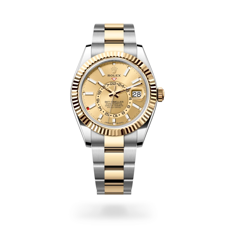 Rolex Sky-Dweller腕錶黃金鋼(蠔式鋼與黃金的組合)款,M336933-0001 - 永新鐘錶