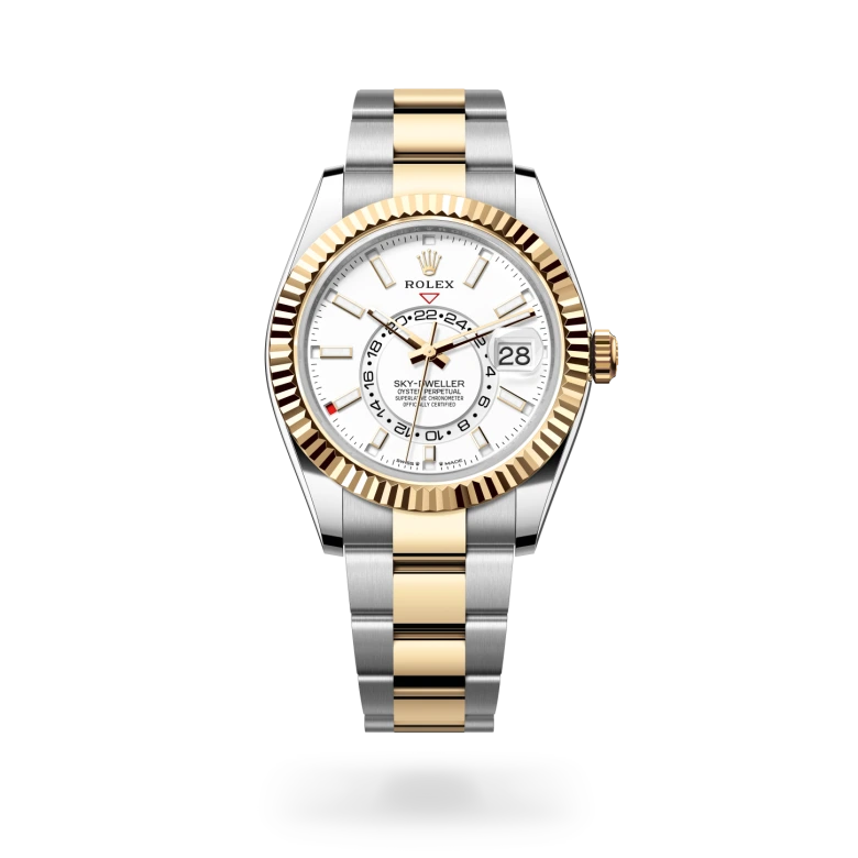 Rolex Sky-Dweller腕錶黃金鋼（蠔式鋼與黃金的組合）款，M336933-0005 - 永新鐘錶