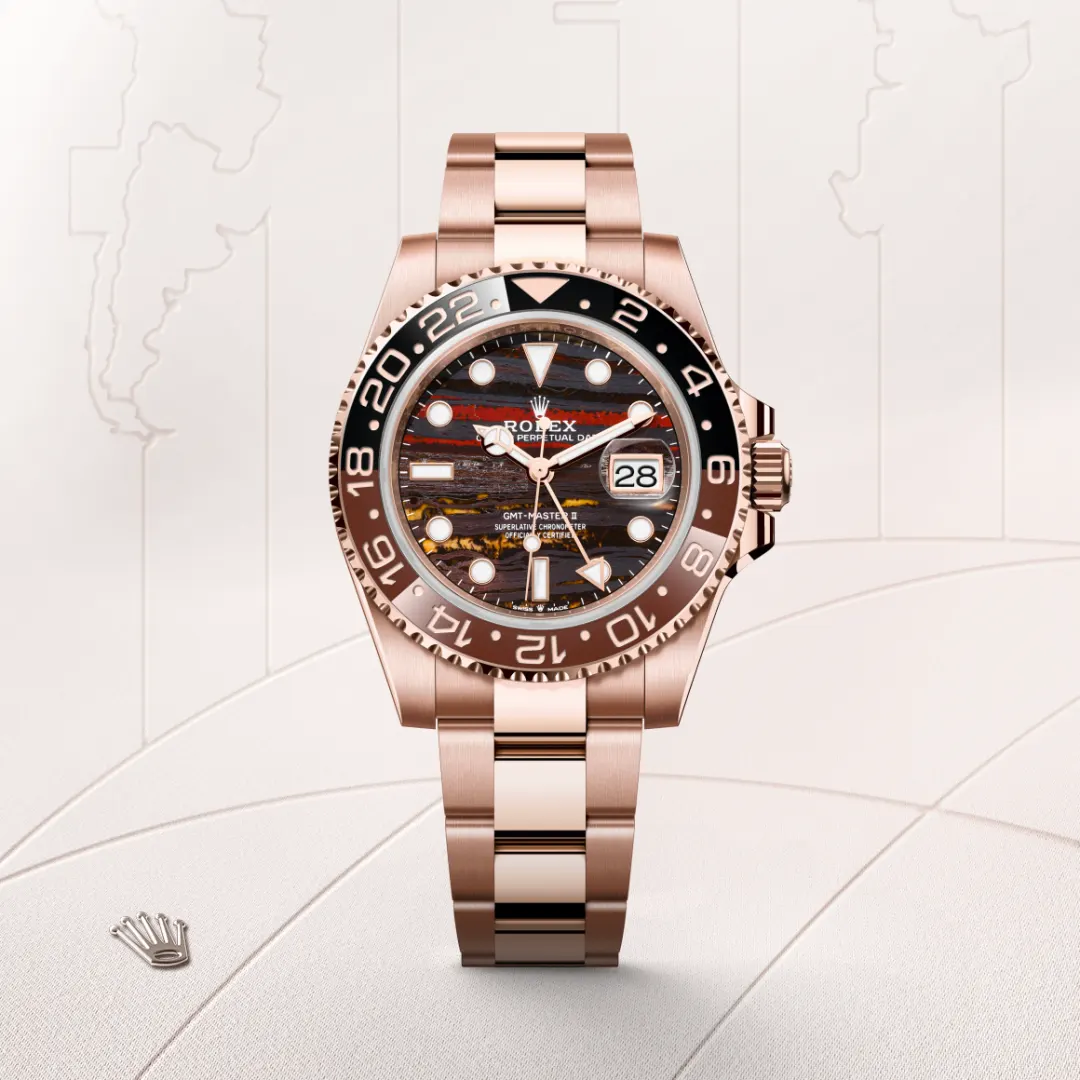 Rolex GMT-Master II腕錶18K永恒玫瑰金款，M126715CHNR-0002 - 永新鐘錶