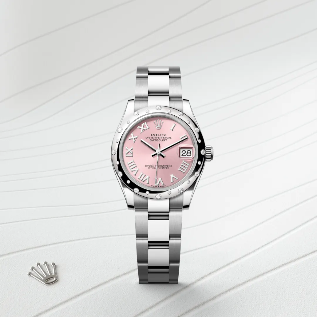 Rolex Datejust 31腕錶白色黃金鋼（蠔式鋼與白色黃金的組合）款，M278344RBR-0021 - 永新鐘錶