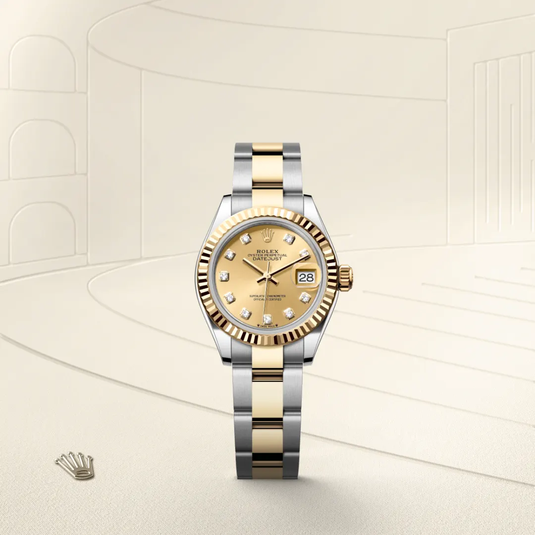 Rolex Lady-Datejust腕錶黃金鋼（蠔式鋼與黃金的組合）款，M279173-0012 - 永新鐘錶