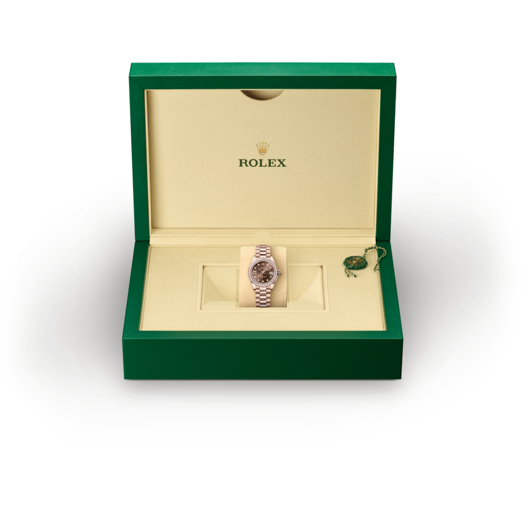 Rolex Lady-Datejust腕錶18K永恒玫瑰金款，M279135RBR-0001 - 永新鐘錶