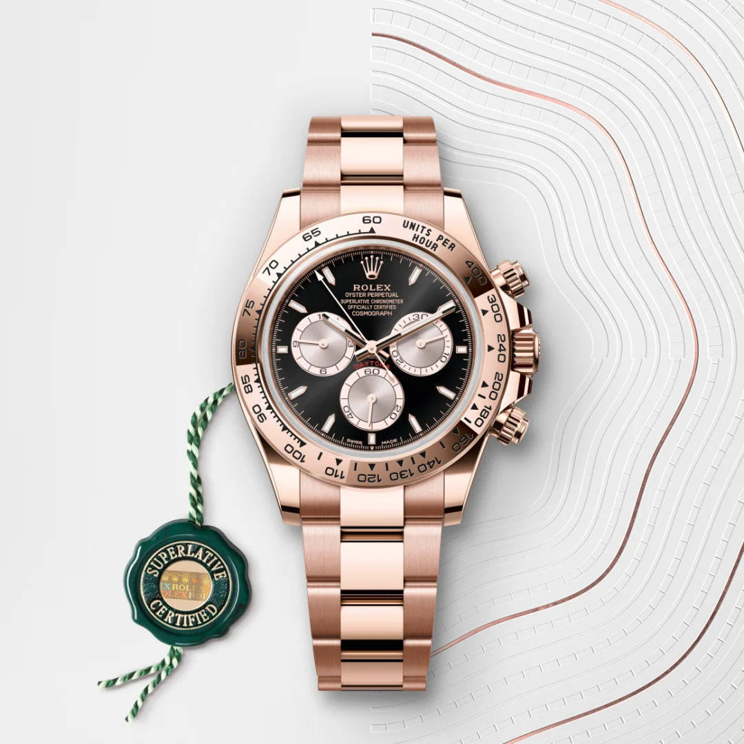 Rolex Cosmograph Daytona腕錶18K永恒玫瑰金款，M126505-0001 - 永新鐘錶
