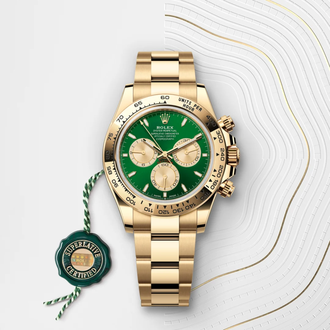 Rolex Cosmograph Daytona腕錶18K黃金款，M126508-0008 - 永新鐘錶