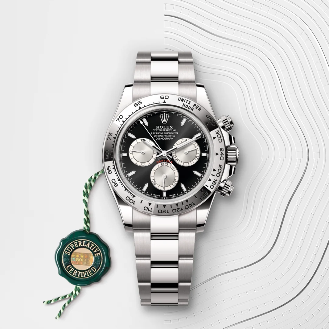 Rolex Cosmograph Daytona腕錶18K白色黃金款，M126509-0001 - 永新鐘錶