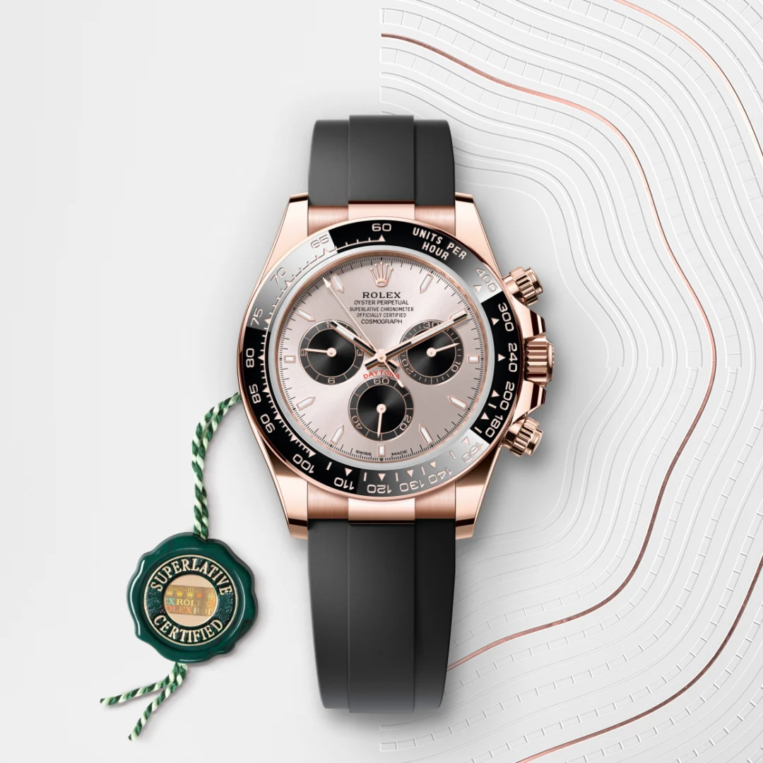 Rolex Cosmograph Daytona腕錶18K永恒玫瑰金款，M126515LN-0006 - 永新鐘錶