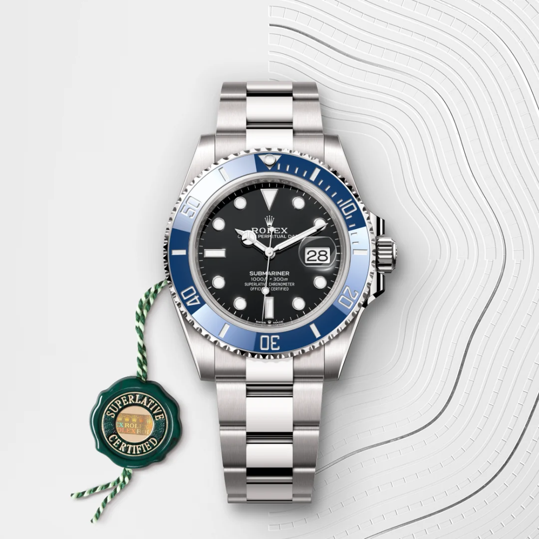 Rolex Submariner Date腕錶18K白色黃金款，M126619LB-0003 - 永新鐘錶