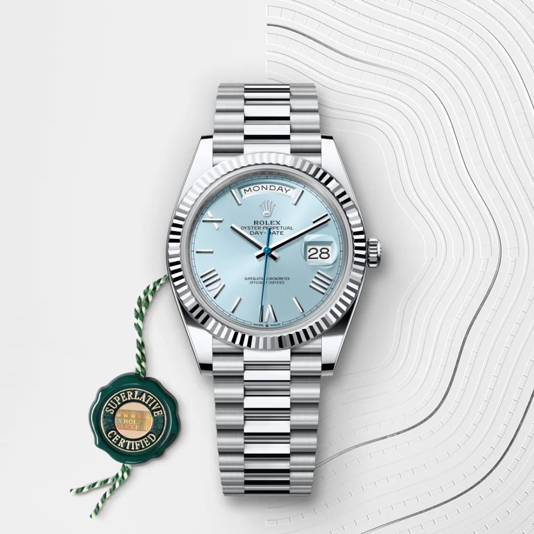 Rolex Day-Date 40腕錶鉑金款，M228236-0012 - 永新鐘錶
