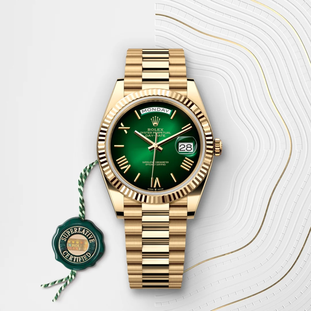 Rolex Day-Date 40腕錶18K黃金款，M228238-0069 - 永新鐘錶