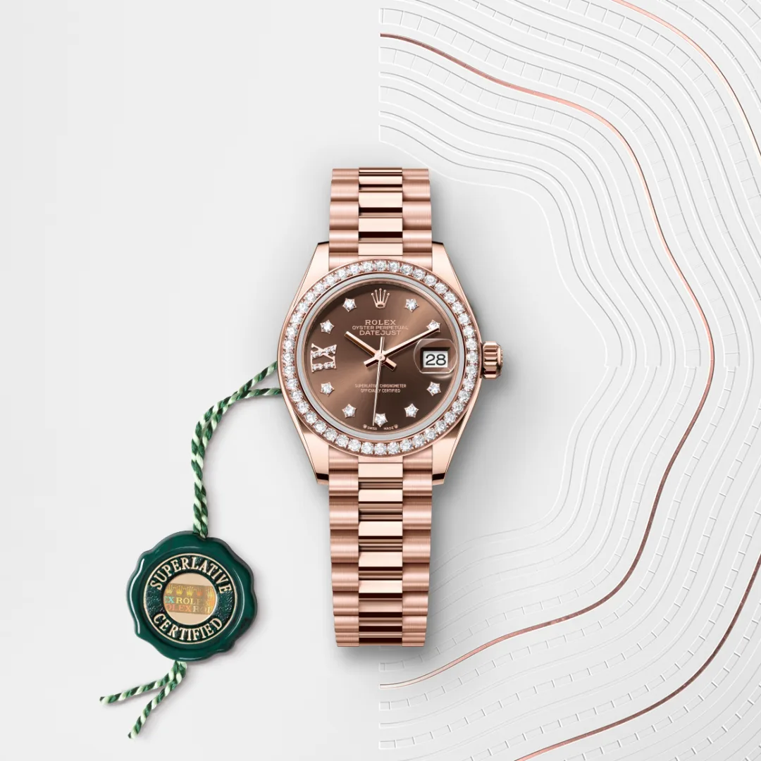 Rolex Lady-Datejust腕錶18K永恒玫瑰金款，M279135RBR-0001 - 永新鐘錶