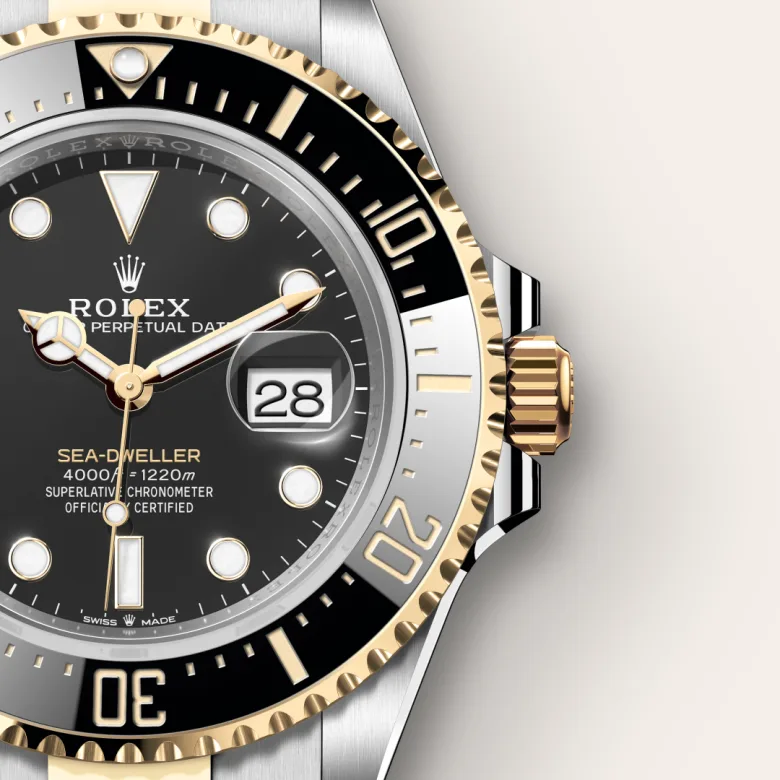 Rolex Sea-Dweller腕錶黃金鋼（蠔式鋼與黃金的組合）款，M126603-0001 - 永新鐘錶