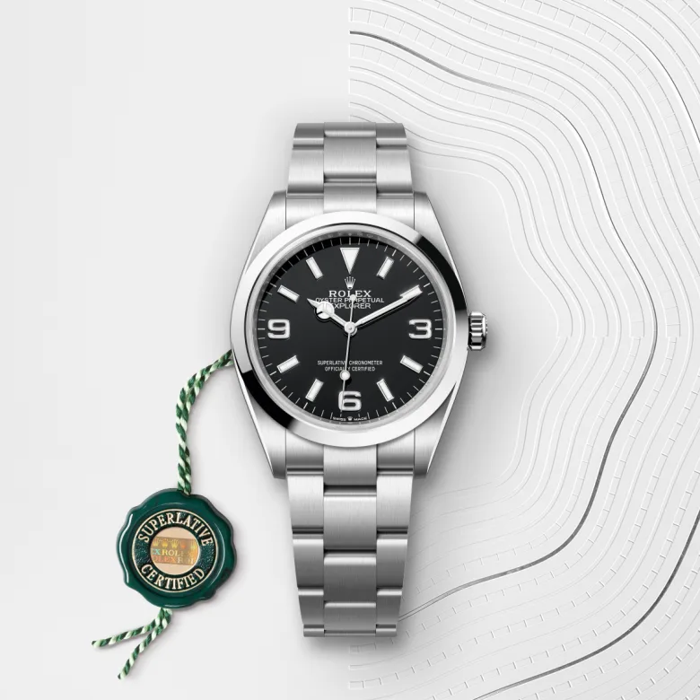 Rolex Explorer 36腕錶蠔式鋼款，M124270-0001 - 永新鐘錶