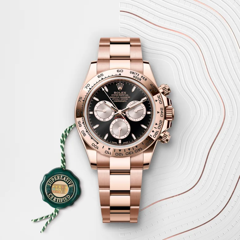 Rolex Cosmograph Daytona腕錶18K永恒玫瑰金款，M126505-0001 - 永新鐘錶