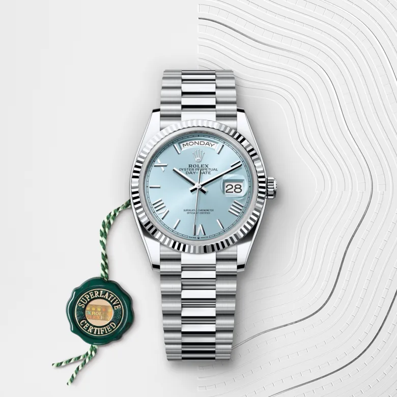 Rolex Day-Date 36腕錶鉑金款,M128236-0018 - 永新鐘錶