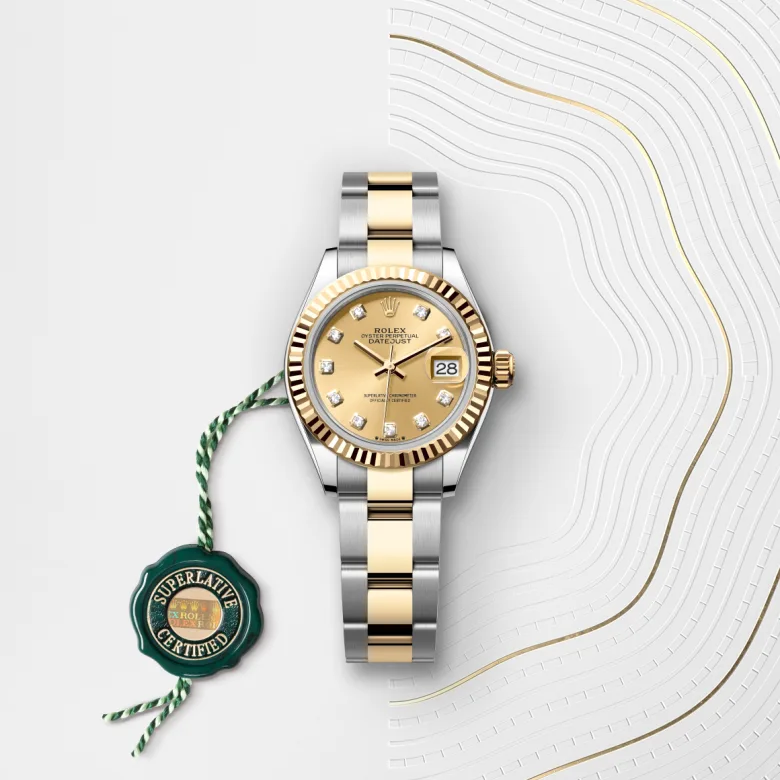 Rolex Lady-Datejust腕錶黃金鋼（蠔式鋼與黃金的組合）款，M279173-0012 - 永新鐘錶