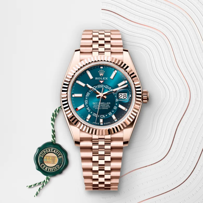 Rolex Sky-Dweller腕錶18K永恒玫瑰金款，M336935-0005 - 永新鐘錶