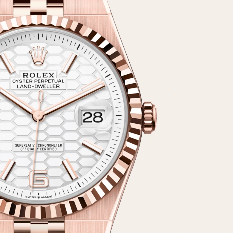 Rolex Land-Dweller 40腕錶18K永恒玫瑰金款,M127335-0001 - 永新鐘錶