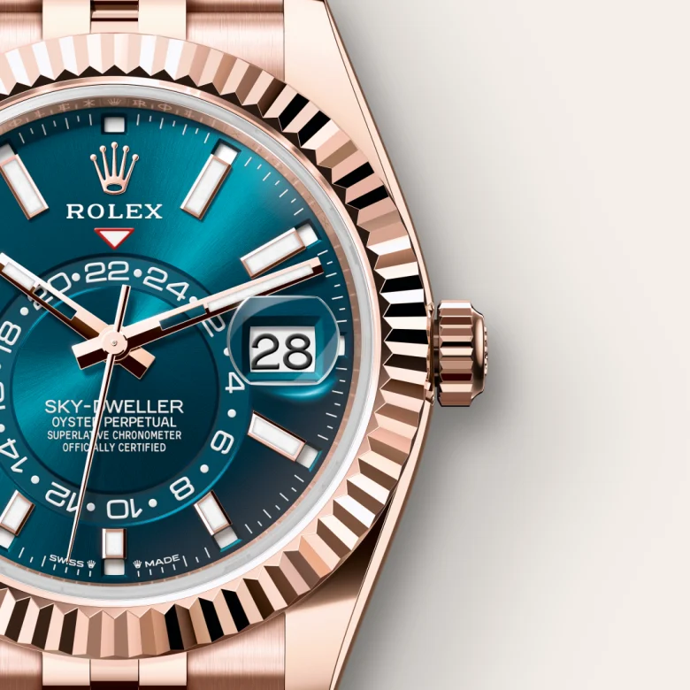Rolex Sky-Dweller腕錶18K永恒玫瑰金款，M336935-0005 - 永新鐘錶