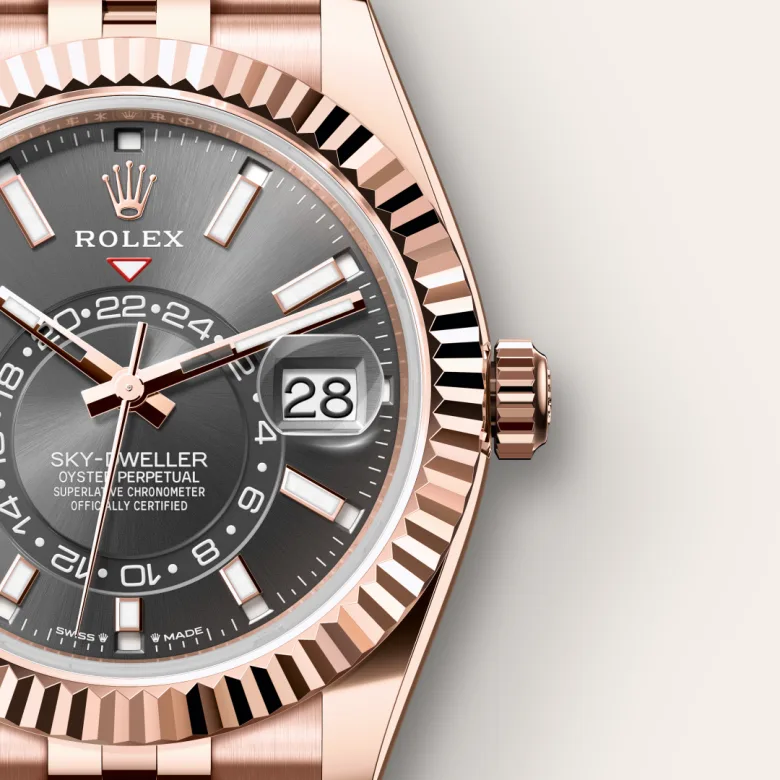 Rolex Sky-Dweller腕錶18K永恒玫瑰金款，M336935-0008 - 永新鐘錶