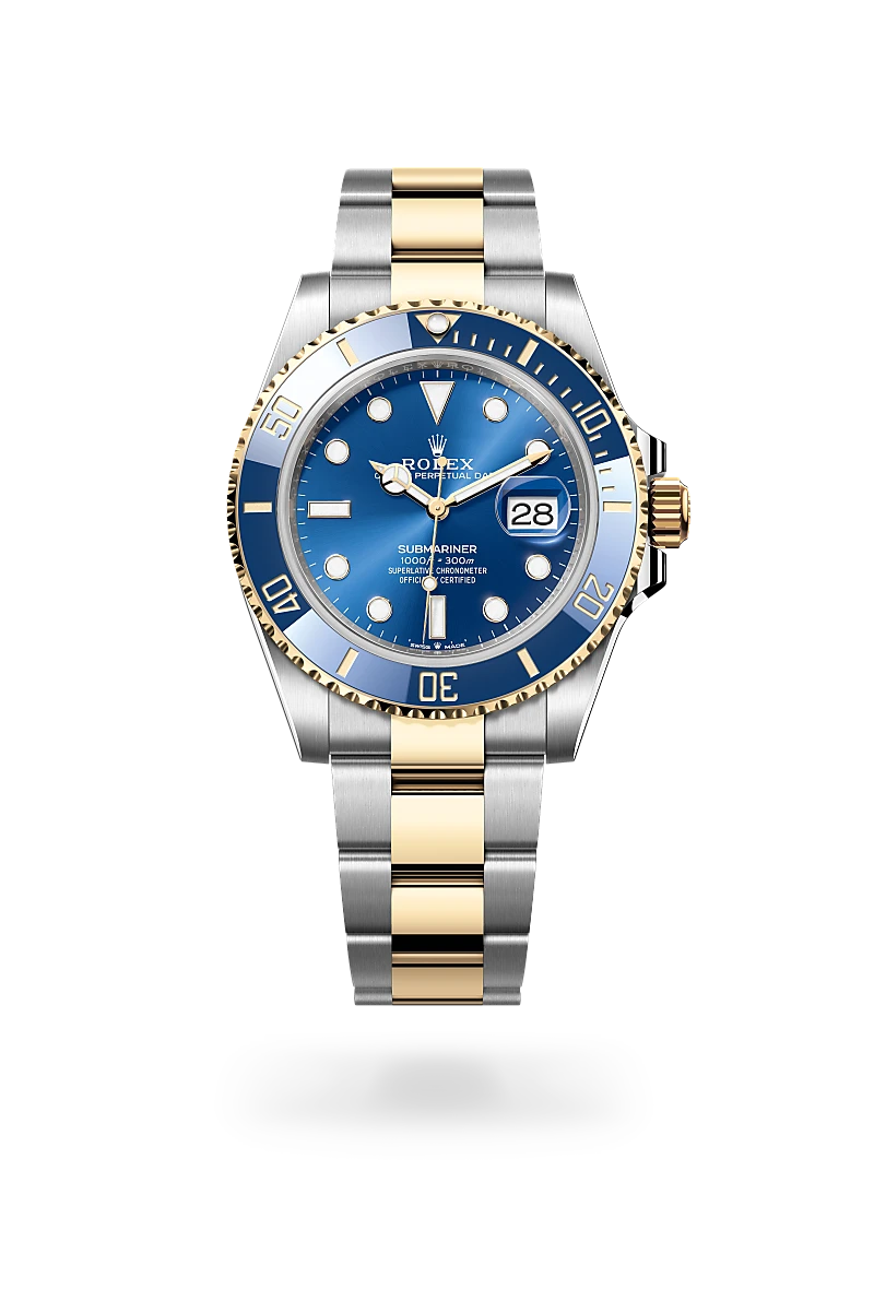 Rolex Submariner Date 腕錶 蠔式，41毫米，黃金及蠔式鋼，M126613LB-0002 - 永新鐘錶