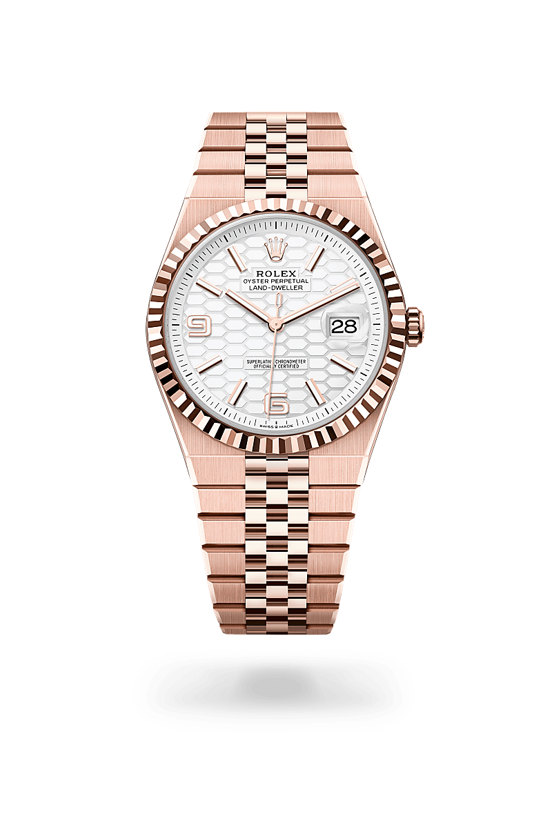 Rolex Land-Dweller 40 腕錶 蠔式，40毫米，永恒玫瑰金，M127335-0001 - 永新鐘錶