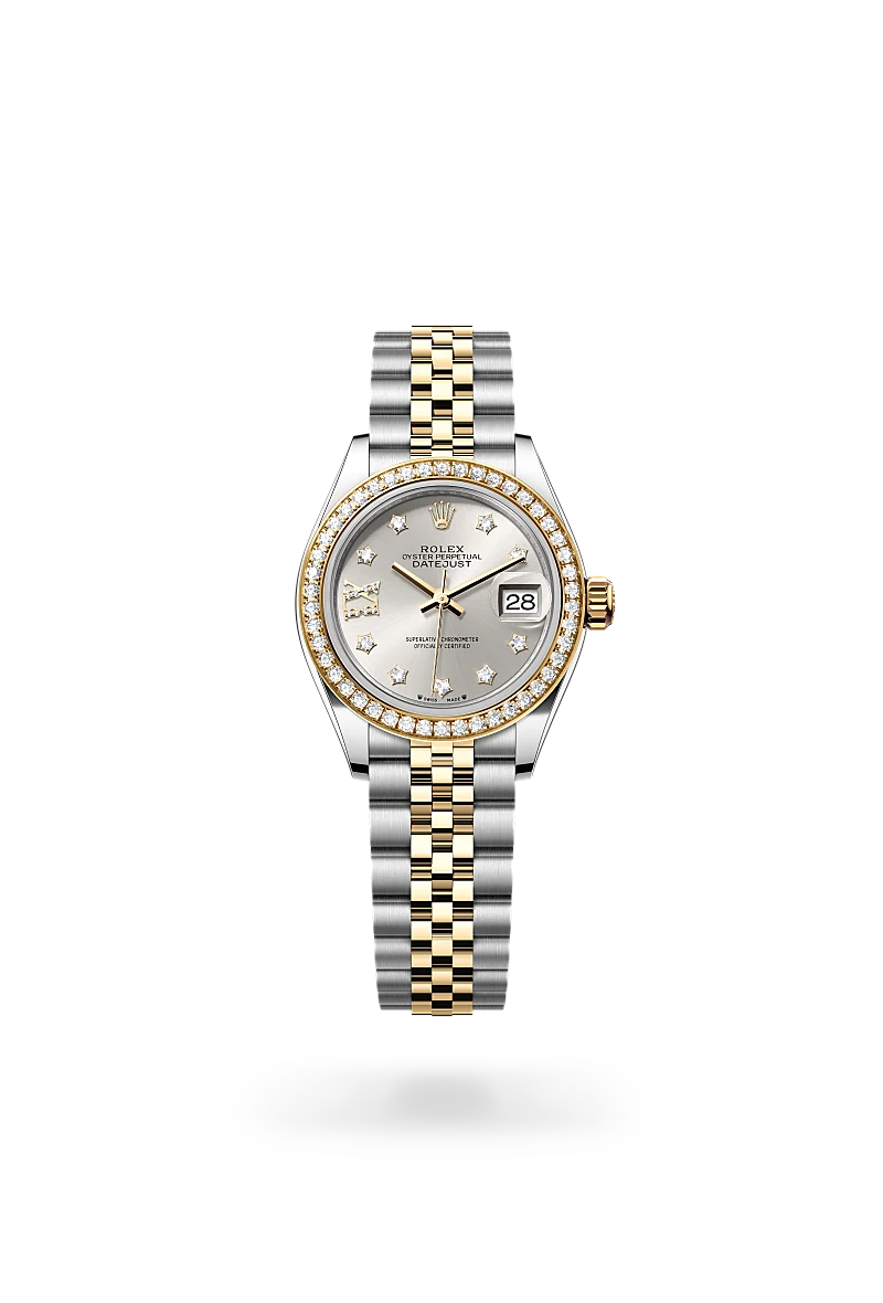 Rolex Lady-Datejust 腕錶 蠔式，28毫米，鑽石、黃金及蠔式鋼，M279383RBR-0003 - 永新鐘錶
