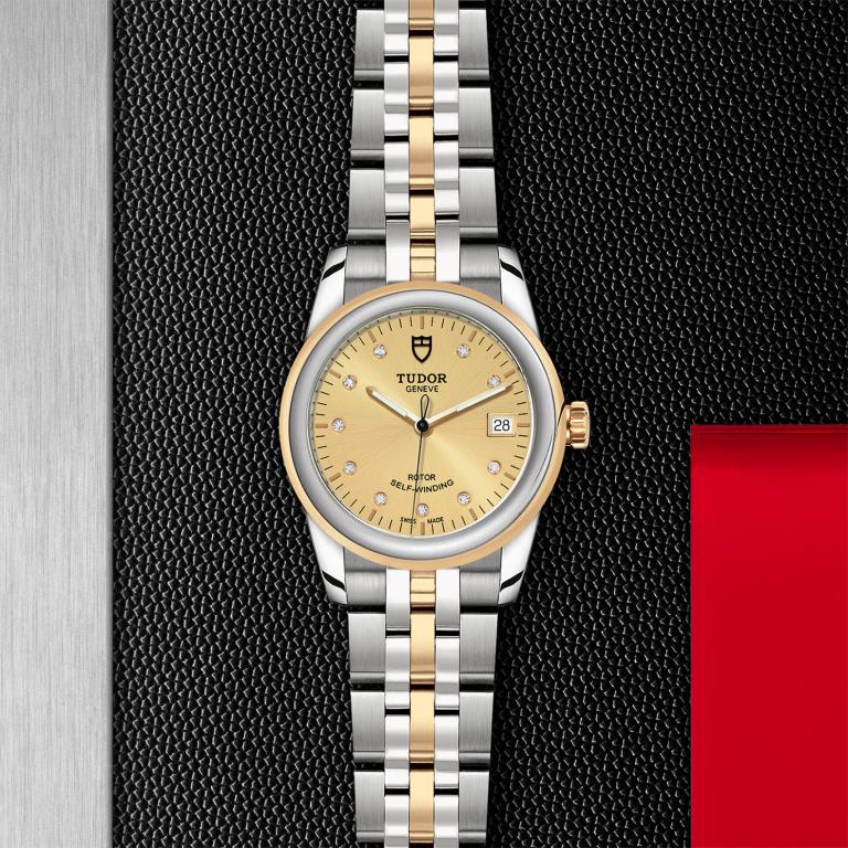 TUDOR Glamour Date slide 1