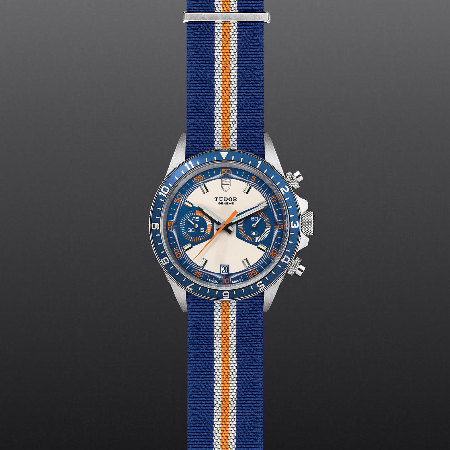 TUDOR Heritage Chrono Blue