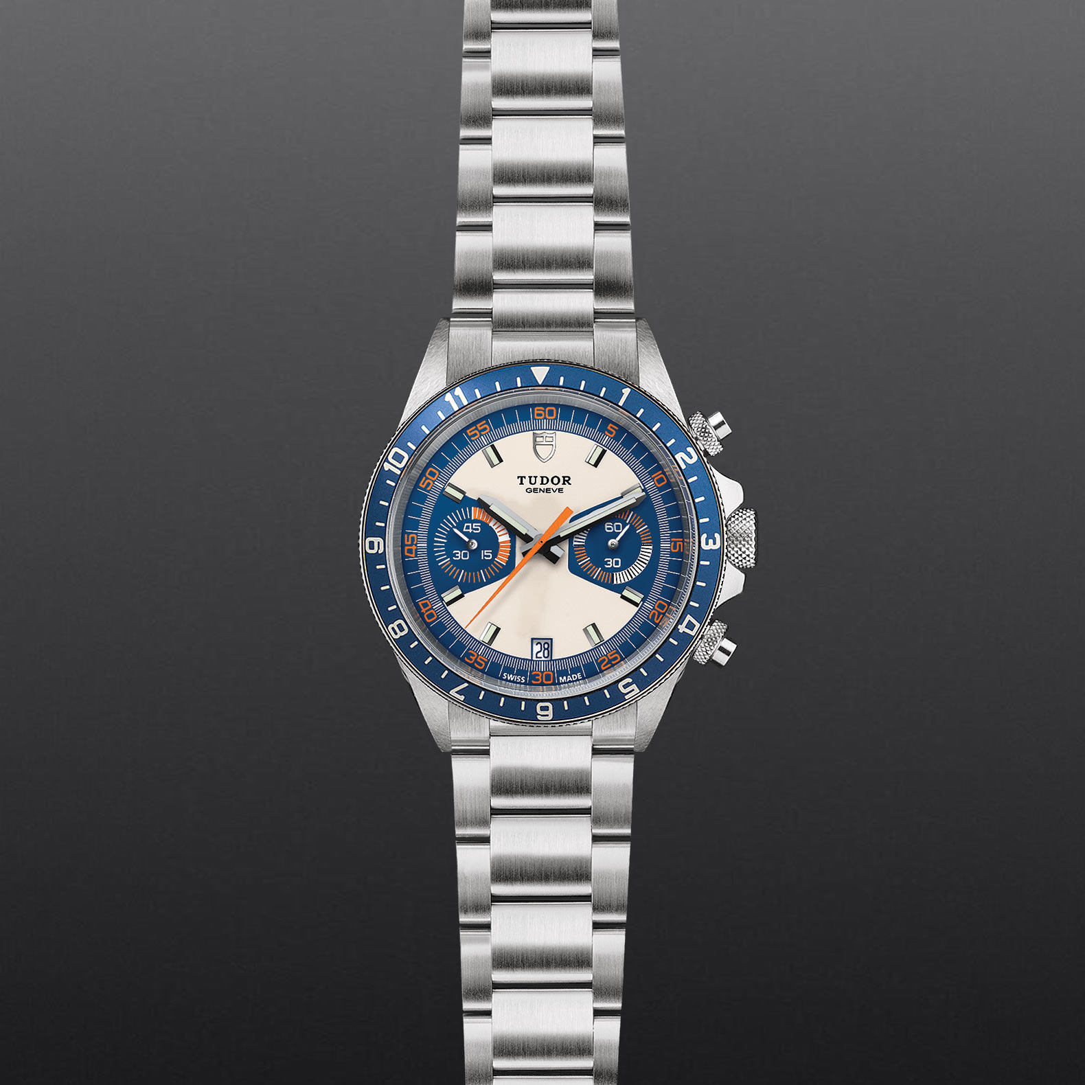 TUDOR Heritage Chrono Blue